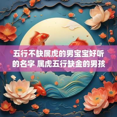 五行不缺属虎的男宝宝好听的名字 属虎五行缺金的男孩名字
