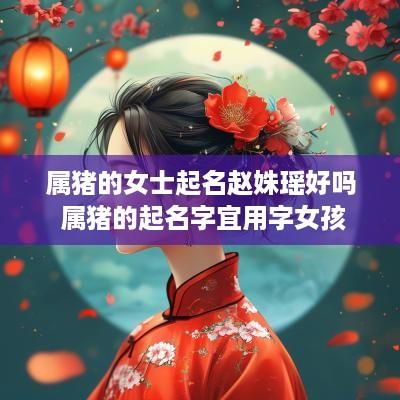 属猪的女士起名赵姝瑶好吗 属猪的起名字宜用字女孩