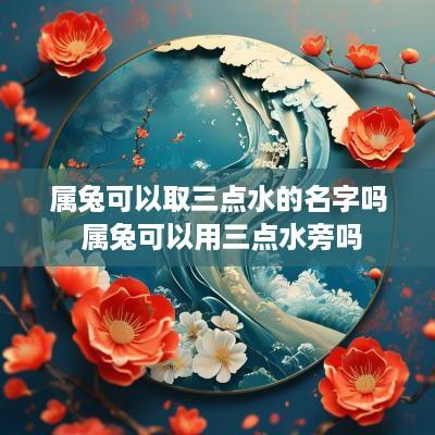 属兔可以取三点水的名字吗 属兔可以用三点水旁吗