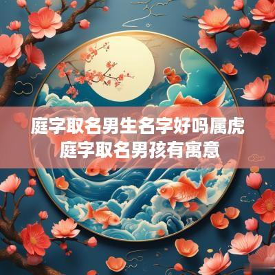 庭字取名男生名字好吗属虎 庭字取名男孩有寓意