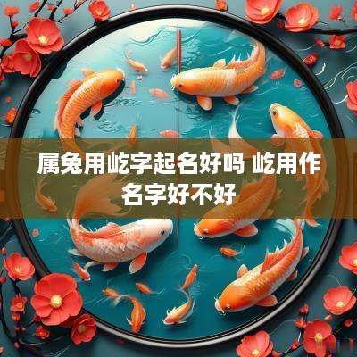 属兔用屹字起名好吗 屹用作名字好不好