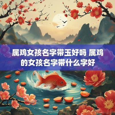 属鸡女孩名字带玉好吗 属鸡的女孩名字带什么字好