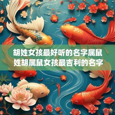 胡姓女孩最好听的名字属鼠 姓胡属鼠女孩最吉利的名字