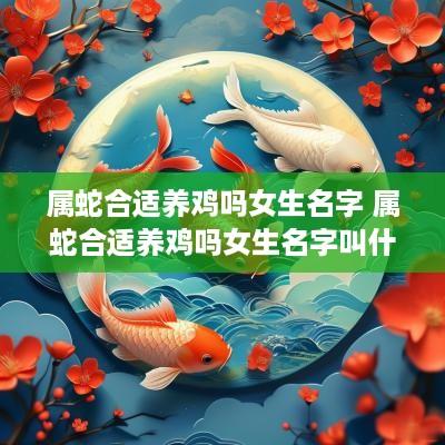 属蛇合适养鸡吗女生名字 属蛇合适养鸡吗女生名字叫什么