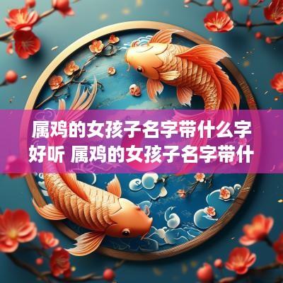属鸡的女孩子名字带什么字好听 属鸡的女孩子名字带什么字好听又吸引人