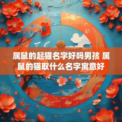 属鼠的起猫名字好吗男孩 属鼠的猫取什么名字寓意好