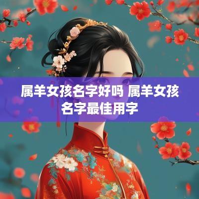 属羊女孩名字好吗 属羊女孩名字最佳用字