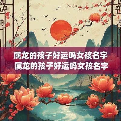 属龙的孩子好运吗女孩名字 属龙的孩子好运吗女孩名字叫什么