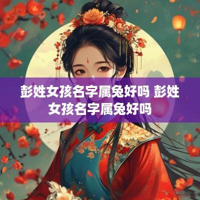 彭姓女孩名字属兔好吗 彭姓女孩名字属兔好吗