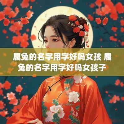 属兔的名字用字好吗女孩 属兔的名字用字好吗女孩子