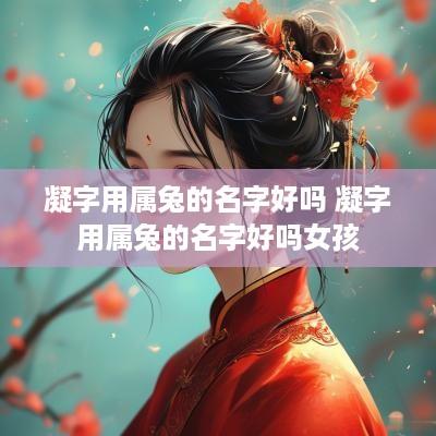 凝字用属兔的名字好吗 凝字用属兔的名字好吗女孩