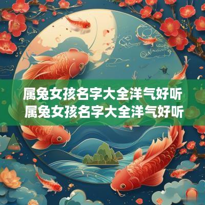 属兔女孩名字大全洋气好听 属兔女孩名字大全洋气好听两个字