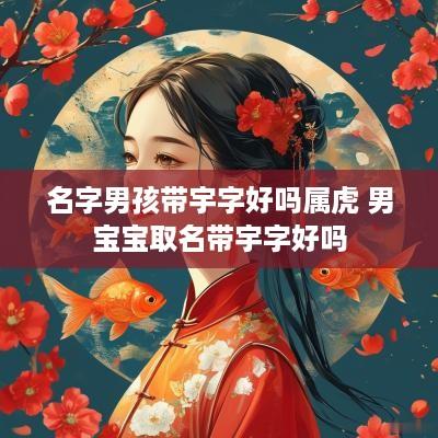 名字男孩带宇字好吗属虎 男宝宝取名带宇字好吗