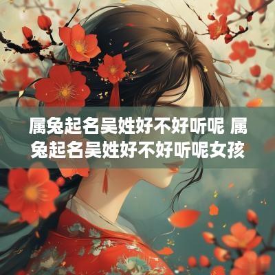 属兔起名吴姓好不好听呢 属兔起名吴姓好不好听呢女孩