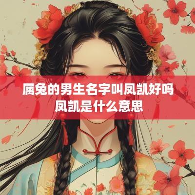 属兔的男生名字叫凤凯好吗 凤凯是什么意思