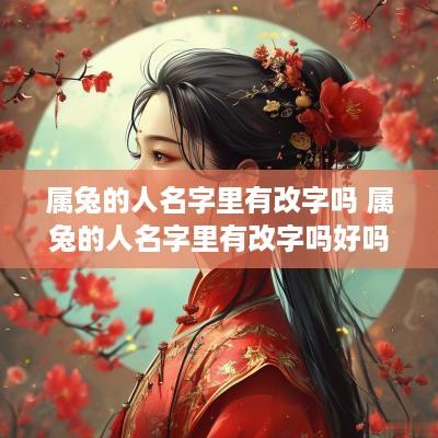 属兔的人名字里有改字吗 属兔的人名字里有改字吗好吗