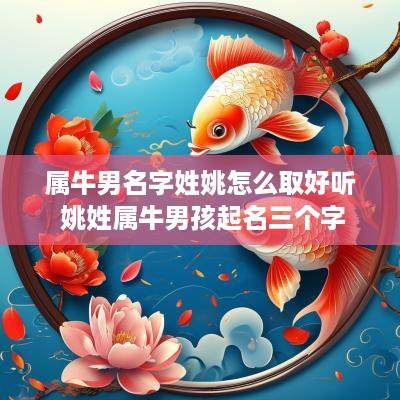 属牛男名字姓姚怎么取好听 姚姓属牛男孩起名三个字