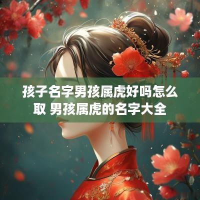 孩子名字男孩属虎好吗怎么取 男孩属虎的名字大全
