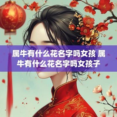 属牛有什么花名字吗女孩 属牛有什么花名字吗女孩子