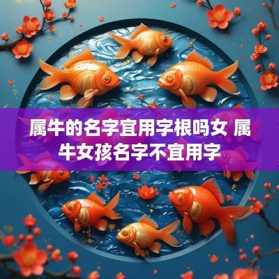 属牛的名字宜用字根吗女 属牛女孩名字不宜用字
