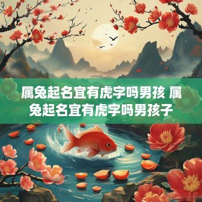属兔起名宜有虎字吗男孩 属兔起名宜有虎字吗男孩子