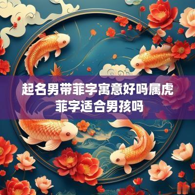 起名男带菲字寓意好吗属虎 菲字适合男孩吗