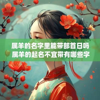 属羊的名字里能带部首日吗 属羊的起名不宜带有哪些字和部首
