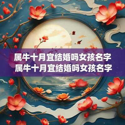 属牛十月宜结婚吗女孩名字 属牛十月宜结婚吗女孩名字大全