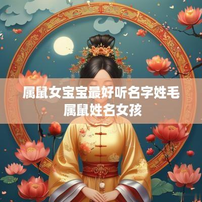 属鼠女宝宝最好听名字姓毛 属鼠姓名女孩