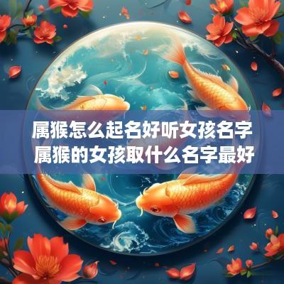 属猴怎么起名好听女孩名字 属猴的女孩取什么名字最好