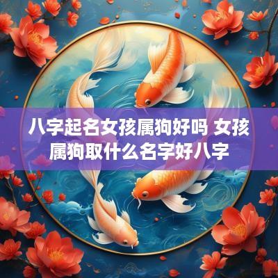 八字起名女孩属狗好吗 女孩属狗取什么名字好八字