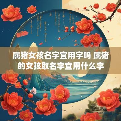 属猪女孩名字宜用字吗 属猪的女孩取名字宜用什么字