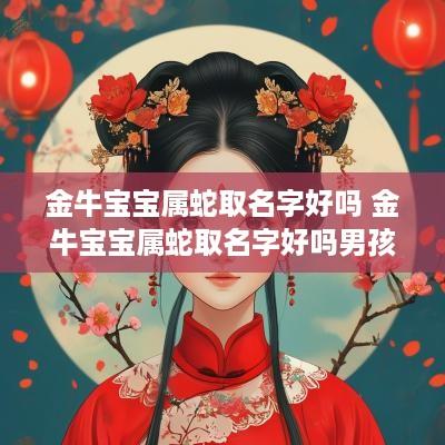 金牛宝宝属蛇取名字好吗 金牛宝宝属蛇取名字好吗男孩
