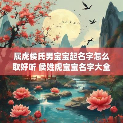 属虎侯氏男宝宝起名字怎么取好听 侯姓虎宝宝名字大全
