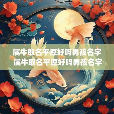 属牛取名平原好吗男孩名字 属牛取名平原好吗男孩名字大全