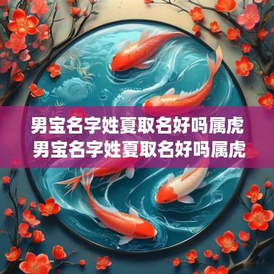 男宝名字姓夏取名好吗属虎 男宝名字姓夏取名好吗属虎的