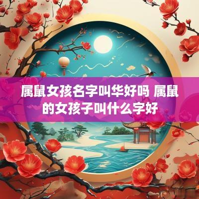 属鼠女孩名字叫华好吗 属鼠的女孩子叫什么字好