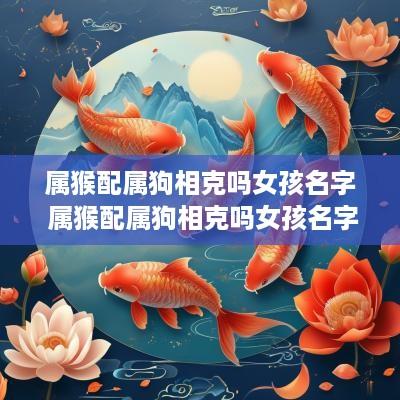 属猴配属狗相克吗女孩名字 属猴配属狗相克吗女孩名字大全