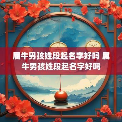 属牛男孩姓段起名字好吗 属牛男孩姓段起名字好吗