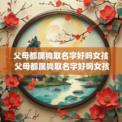 父母都属狗取名字好吗女孩 父母都属狗取名字好吗女孩子
