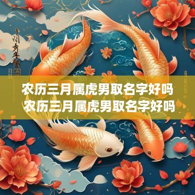 农历三月属虎男取名字好吗 农历三月属虎男取名字好吗