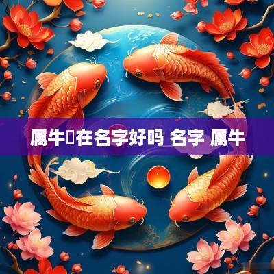 属牛鉎在名字好吗 名字 属牛