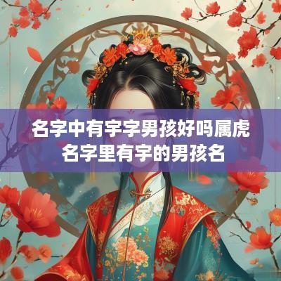 名字中有宇字男孩好吗属虎 名字里有宇的男孩名
