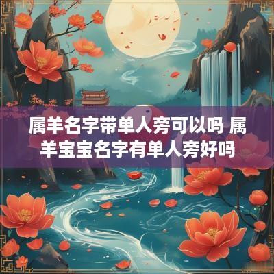 属羊名字带单人旁可以吗 属羊宝宝名字有单人旁好吗