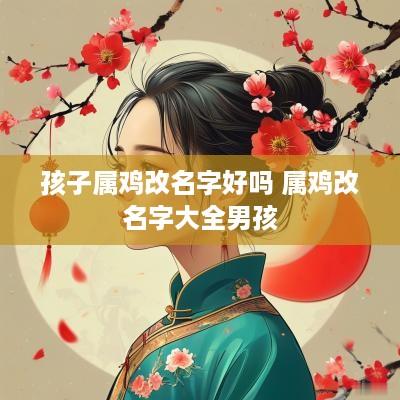孩子属鸡改名字好吗 属鸡改名字大全男孩