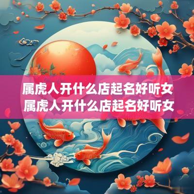 属虎人开什么店起名好听女 属虎人开什么店起名好听女孩