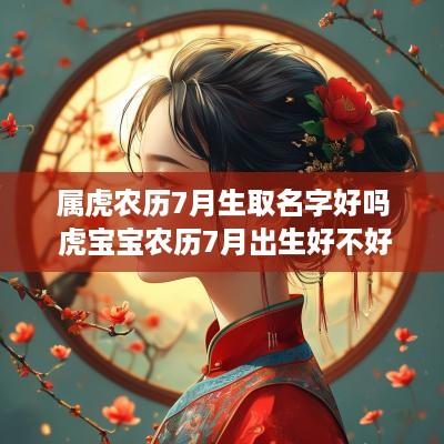 属虎农历7月生取名字好吗 虎宝宝农历7月出生好不好