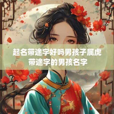 起名带途字好吗男孩子属虎 带途字的男孩名字