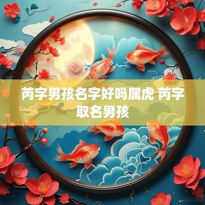芮字男孩名字好吗属虎 芮字取名男孩
