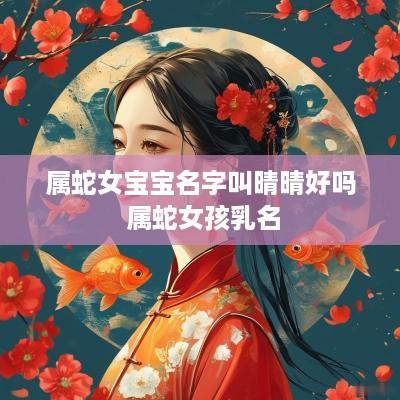 属蛇女宝宝名字叫晴晴好吗 属蛇女孩乳名